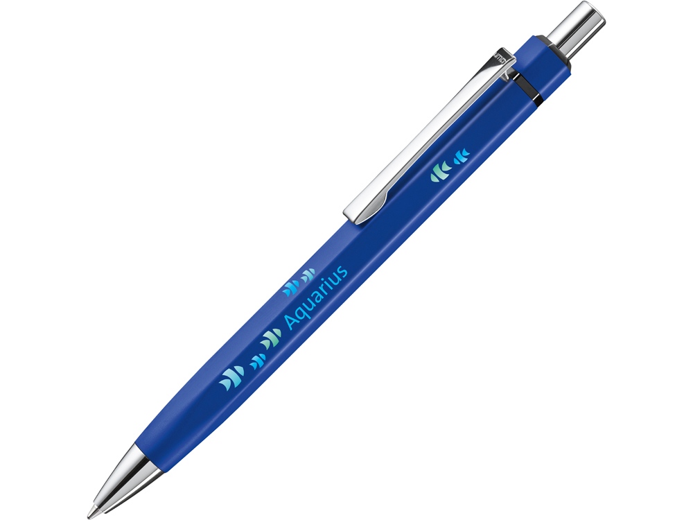 Ручка шариковая шестигранная UMA Six, синий-2