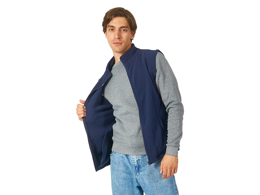 Жилет флисовый Ibiza мужской, темно-синий-1