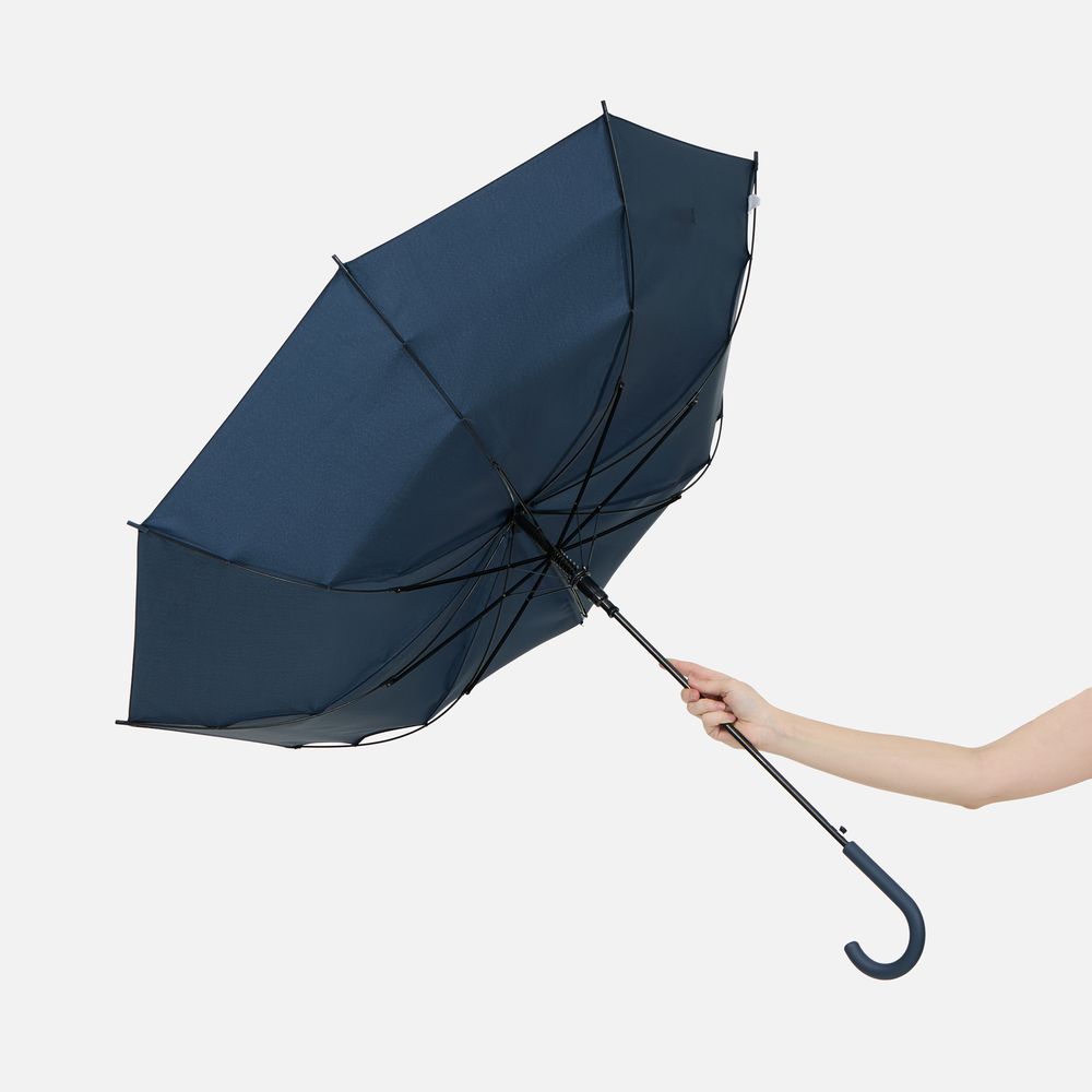 Зонт-трость Jolly Brolly, темно-синий-5