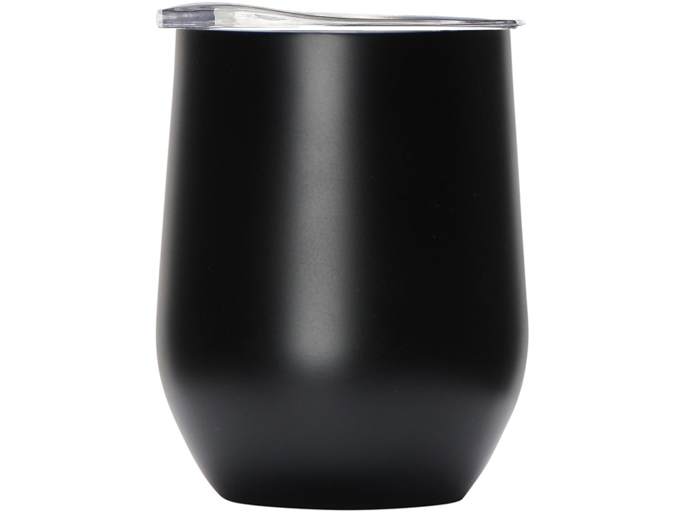 Вакуумная термокружка Sense, непротекаемая крышка, крафтовая упаковка, черный-2