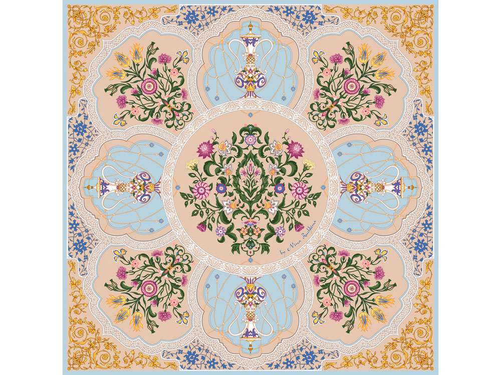 Платок Сады Востока-0