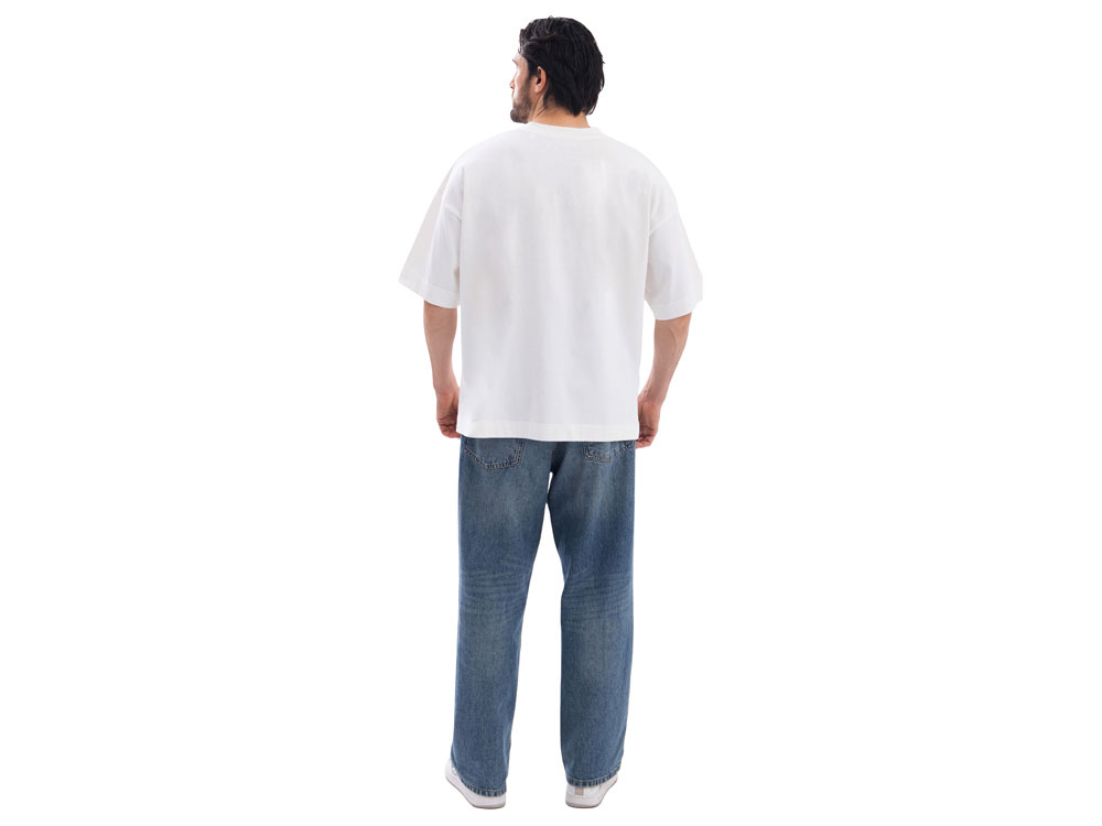 Футболка оверсайз Beta.01 унисекс, молочный-3