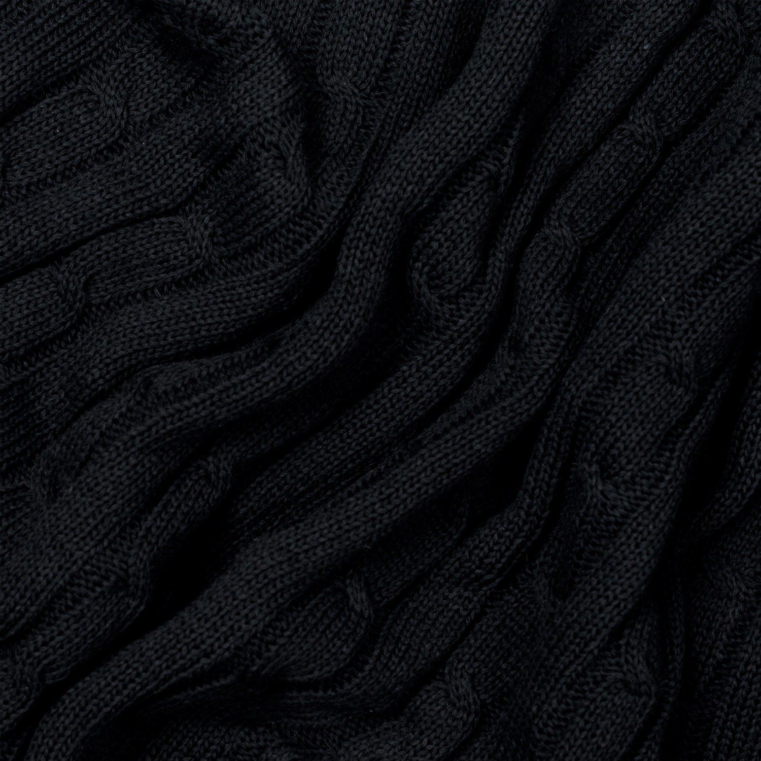 Плед Fado вязаный, темно-синий (без подарочной коробки)-5