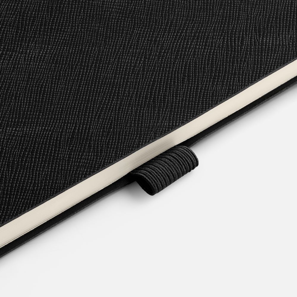 Ежедневник Lungo, недатированный, черный-3