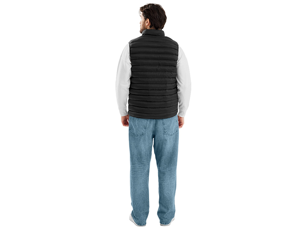 Стеганый жилет Uniqloud, черный-3