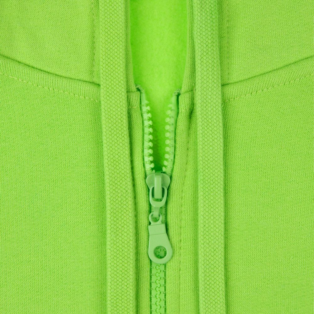 Толстовка на молнии с капюшоном Siverga Heavy 2.0, зеленое яблоко-4