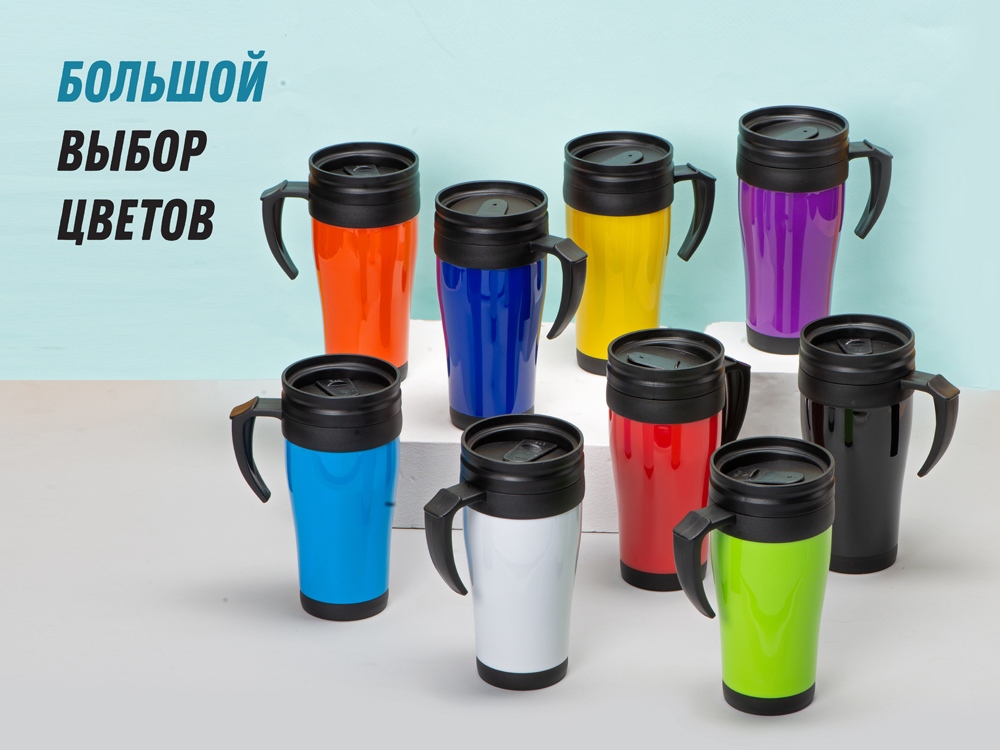 Кружка с термоизоляцией Silence 350мл, черный-10