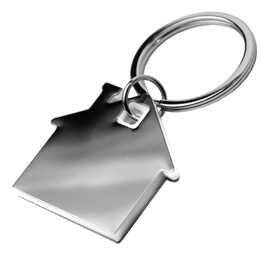 Брелок TONER HAUS; 4,1 x 3,7 x 0,5 см; белый, металл/пластик, черный, белый-0