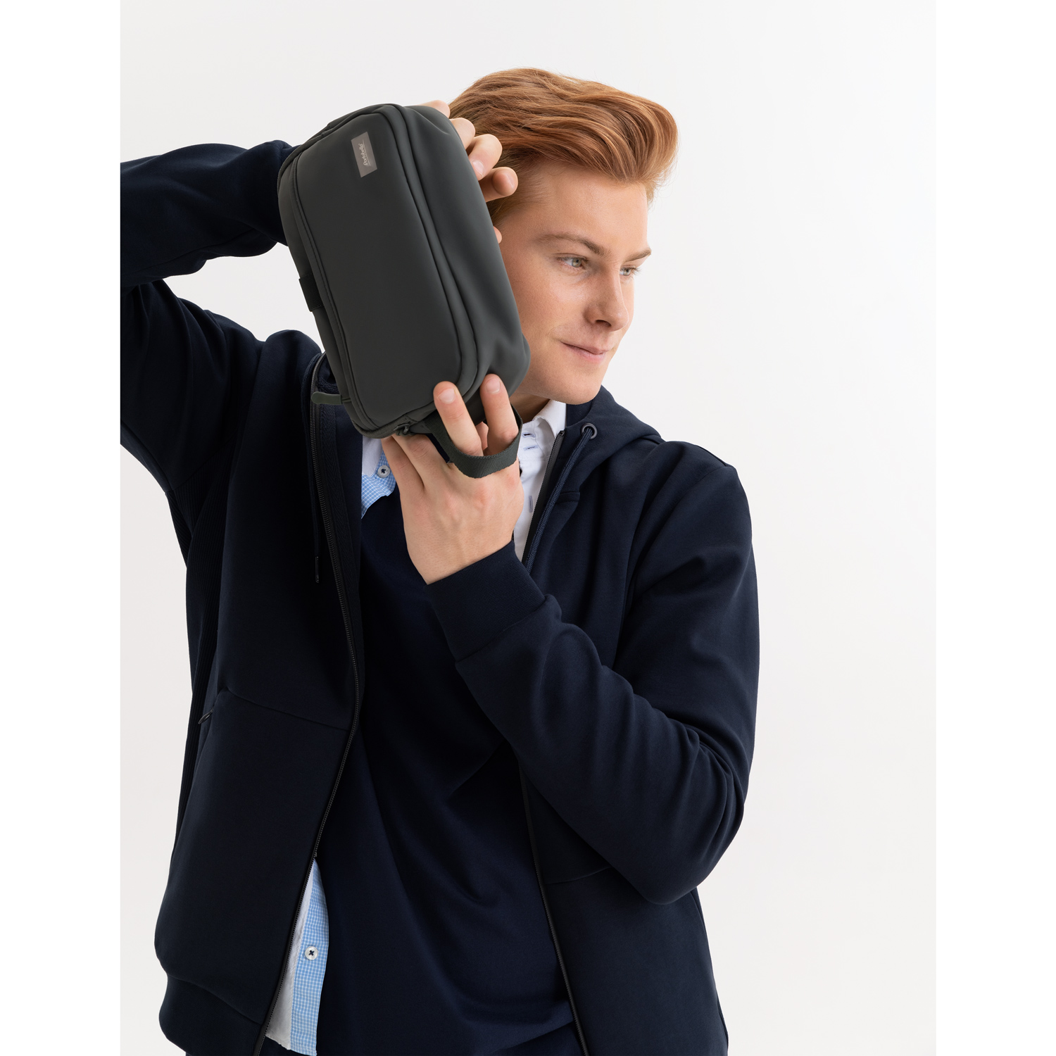 Дорожная косметичка Boston, зеленая-7