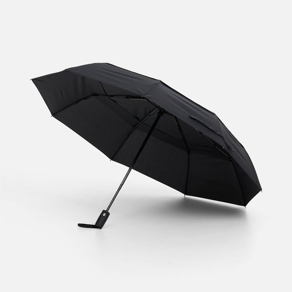 Складной зонт Dome Double с двойным куполом, черный-1