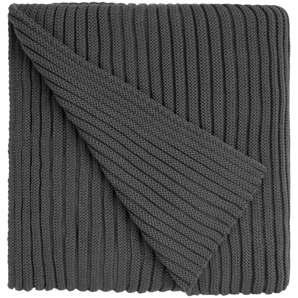 Плед Quill, темно-серый-2