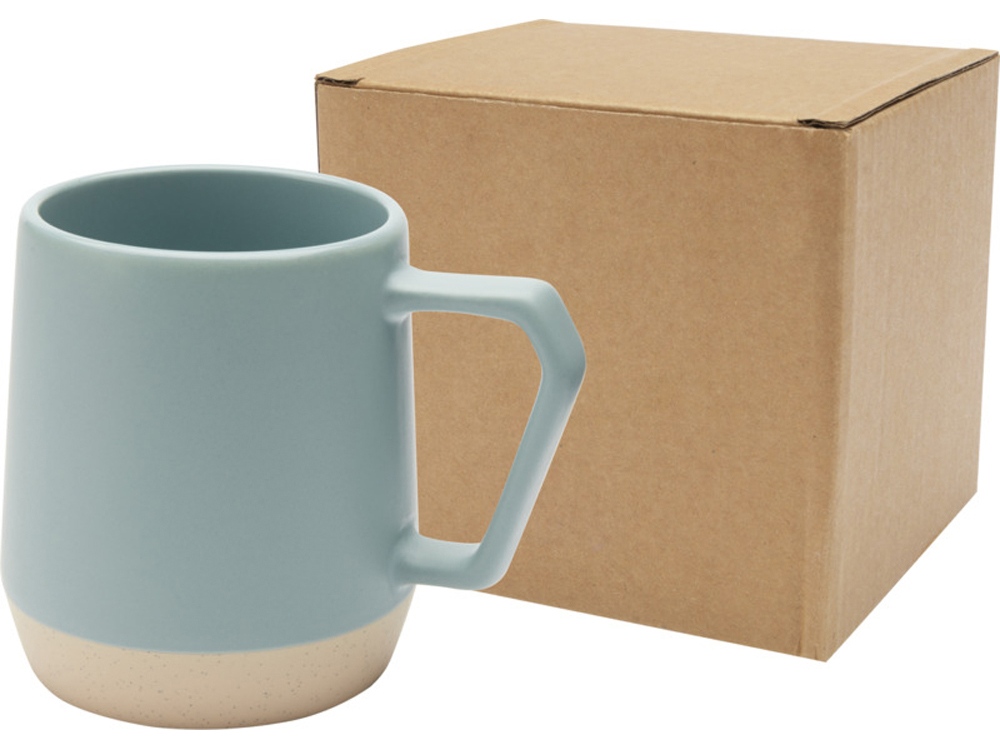 Dolce керамическая кружка объемом 300 мл с матовой отделкой, синий-0