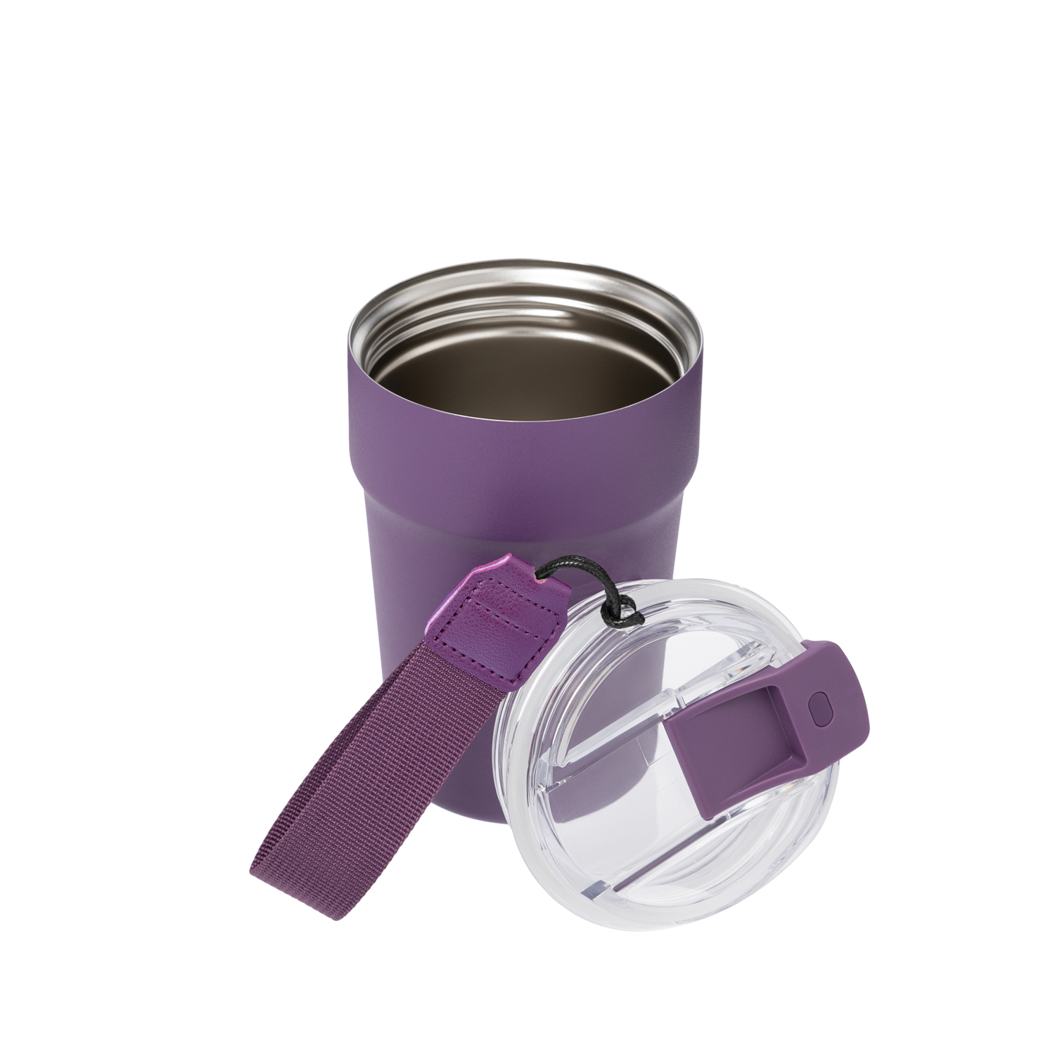 Термокружка вакуумная Monaco, фиолетовая-2