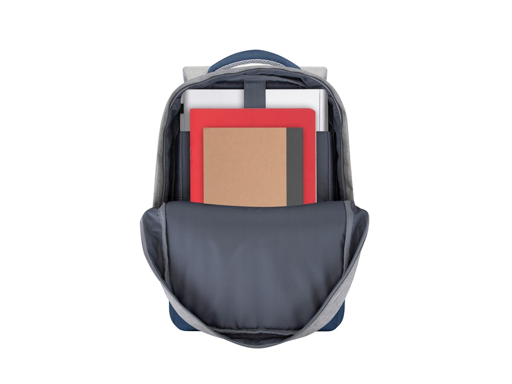 RIVACASE 7562 grey/dark blue рюкзак для ноутбука 15.6'', серый/темно-синий-10