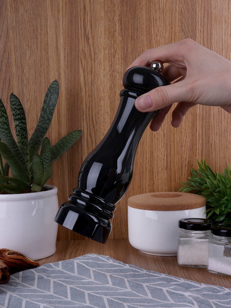 Механическая мельница для специй Gambit, черная-3