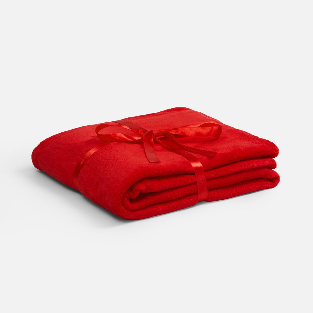 Плед Plush, красный-0