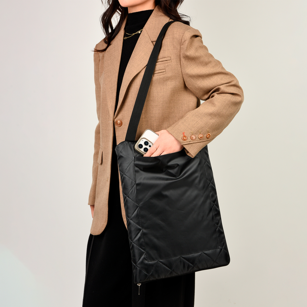 Плед-сумка WEEKEND, Черный-2