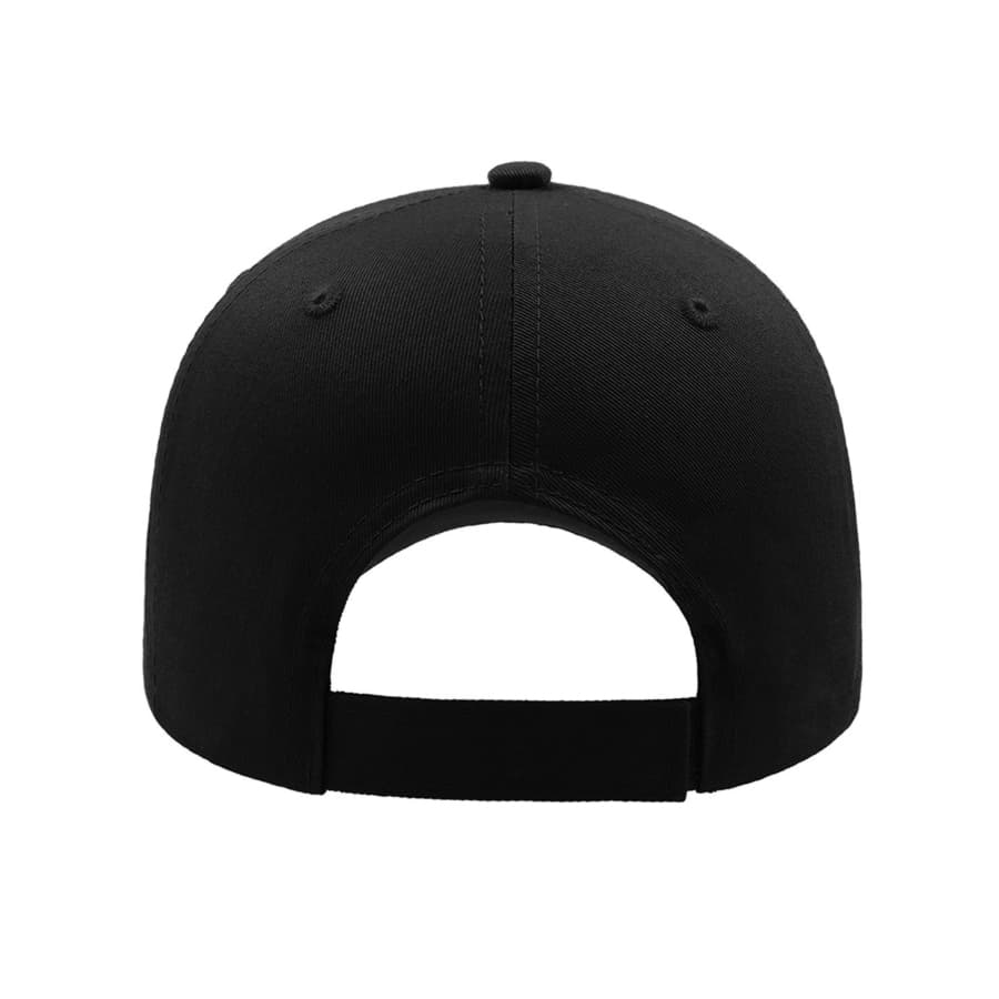 Бейсболка GEAR, 5 клиньев, застежка на липучке, черный-4