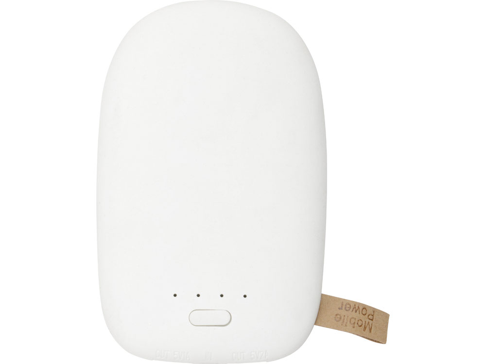 Внешний аккумулятор в форме камня Stone, 10400 mAh, белый-2