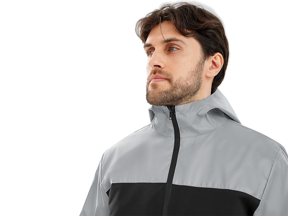 Ветровка светоотражающая Рефлектор гибрид, светоотражающий/черный-5