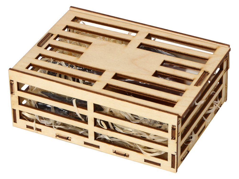 Набор мыла ручной работы Пиво и рыба, в деревянной коробке-4