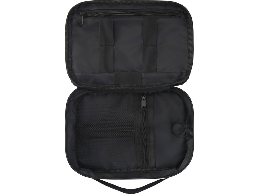 Сумка для техники Ross объемом 1 л из переработанного ПЭТ, серый яркий-3