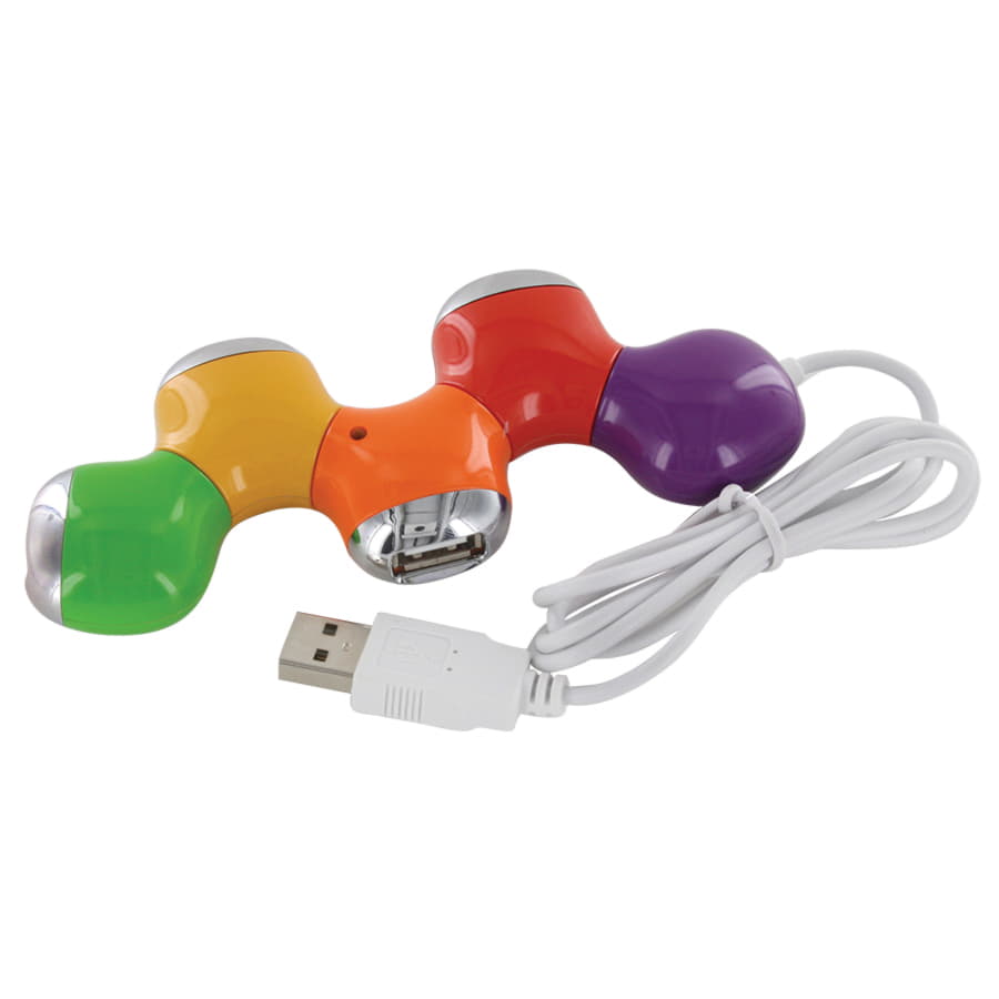 USB-разветвитель "Трансформер", разные цвета-1