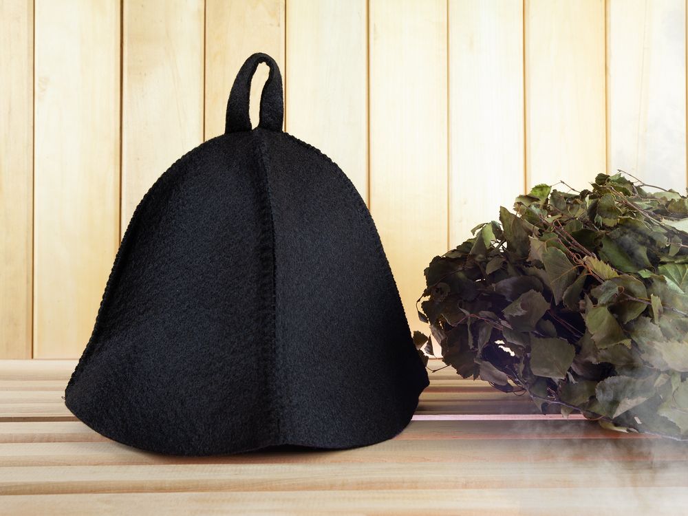 Банная шапка Heat Off, черная-2