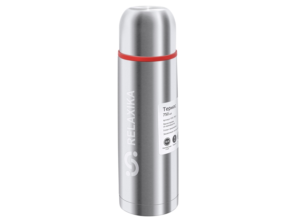 Термос Relaxika 101, 750 мл, стальной-1