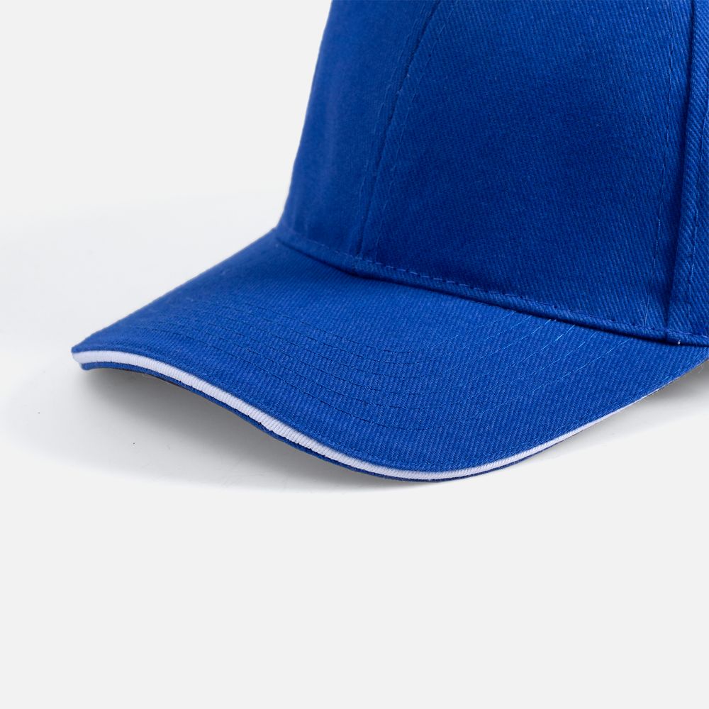 Бейсболка Buffalo, ярко-синяя с белым-2