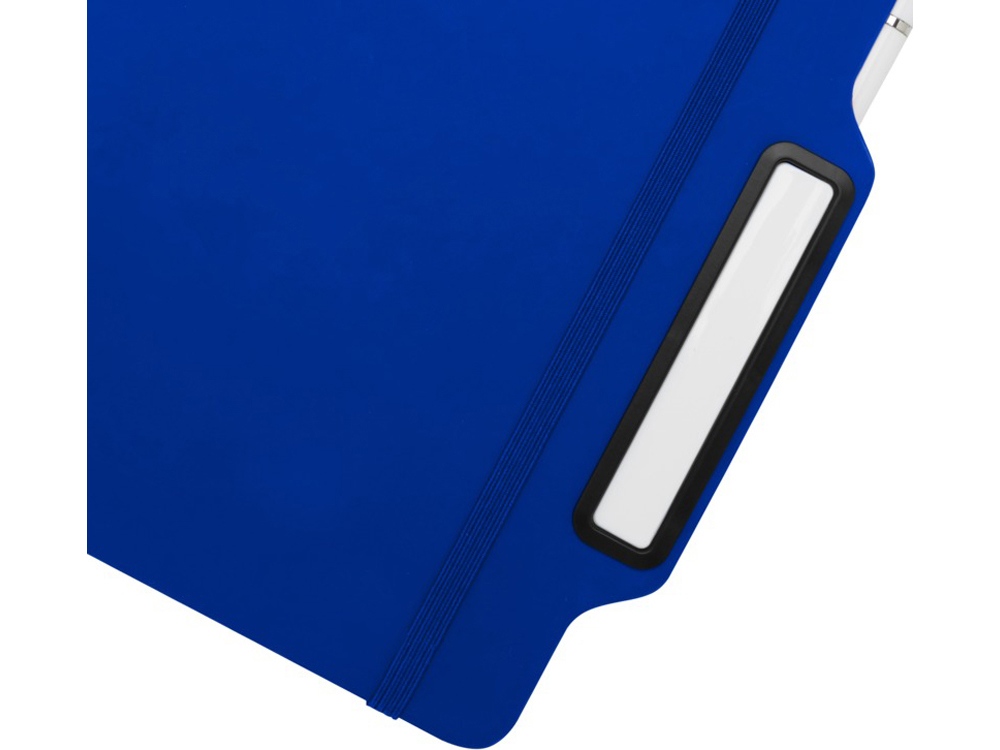 Nexus блокнот формата А5 в твердой обложке с ручкой и карандашом - Ярко-синий-4