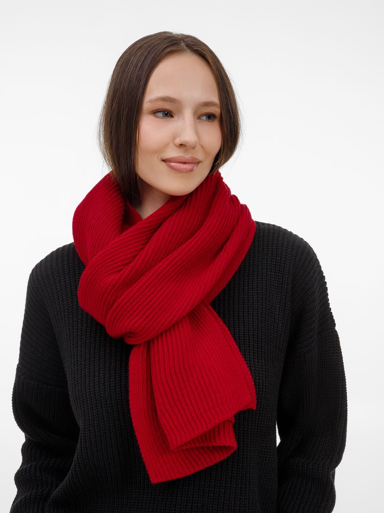 Шарф Nobilis Mono, красный-3