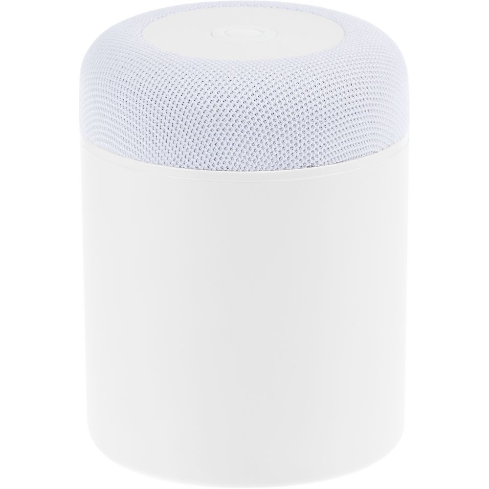 Станция беспроводной зарядки с колонкой и ночником Trilogy, белая-5