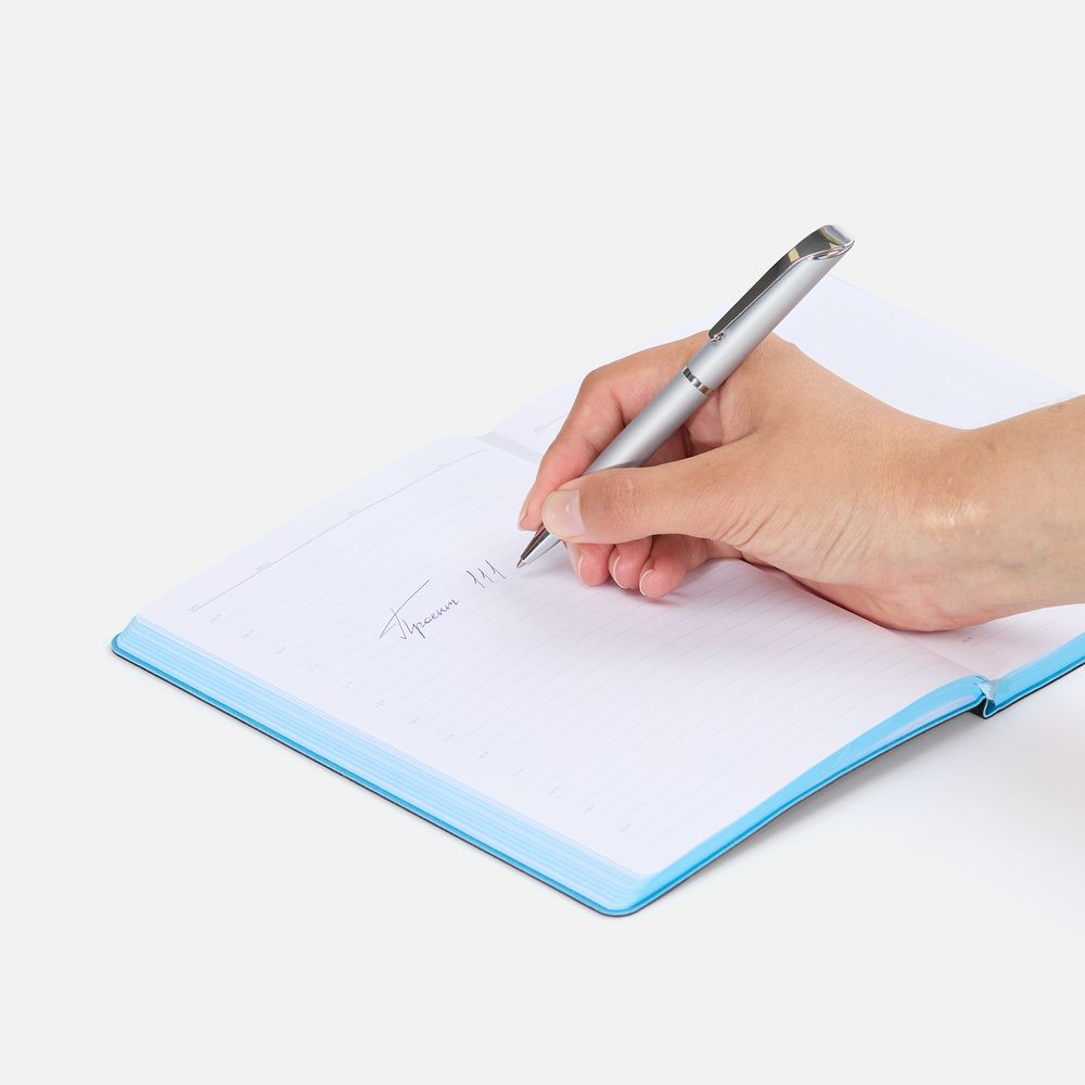 Ручка шариковая Glide, серая-2