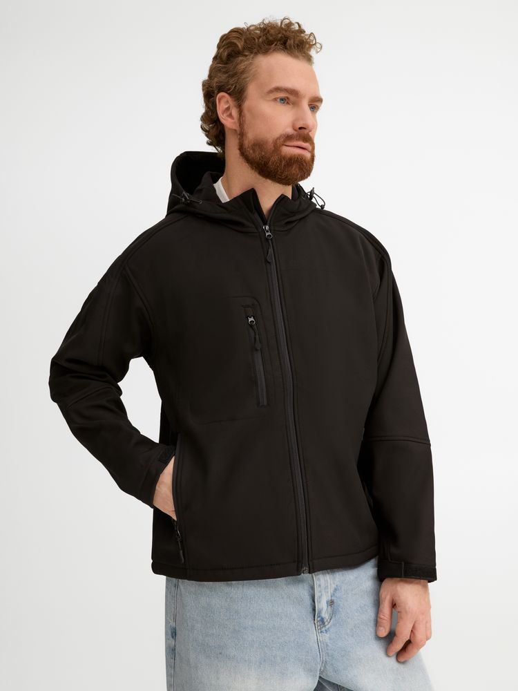 Куртка мужская с капюшоном Replay Men 340, черная-3