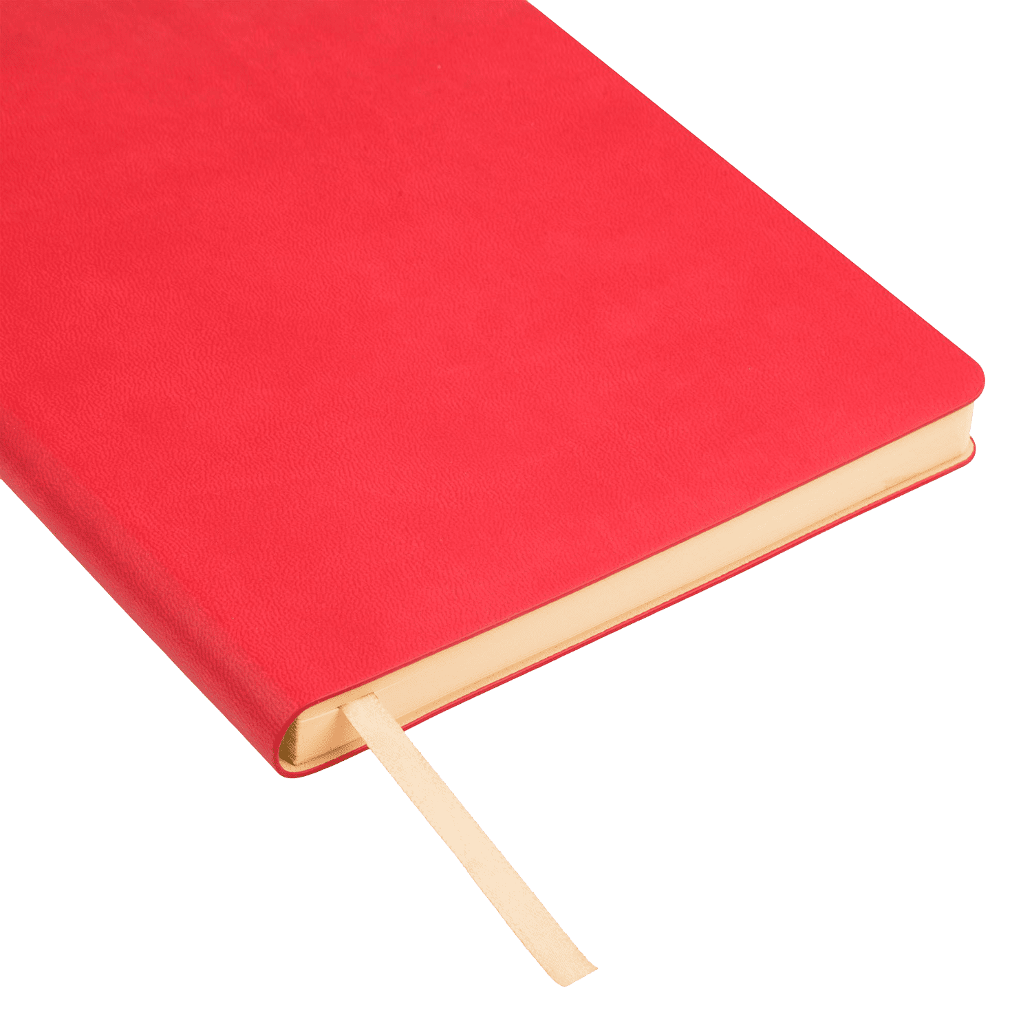 Ежедневник Латте (Latte NEW) недатированный, красный/бежевый-3