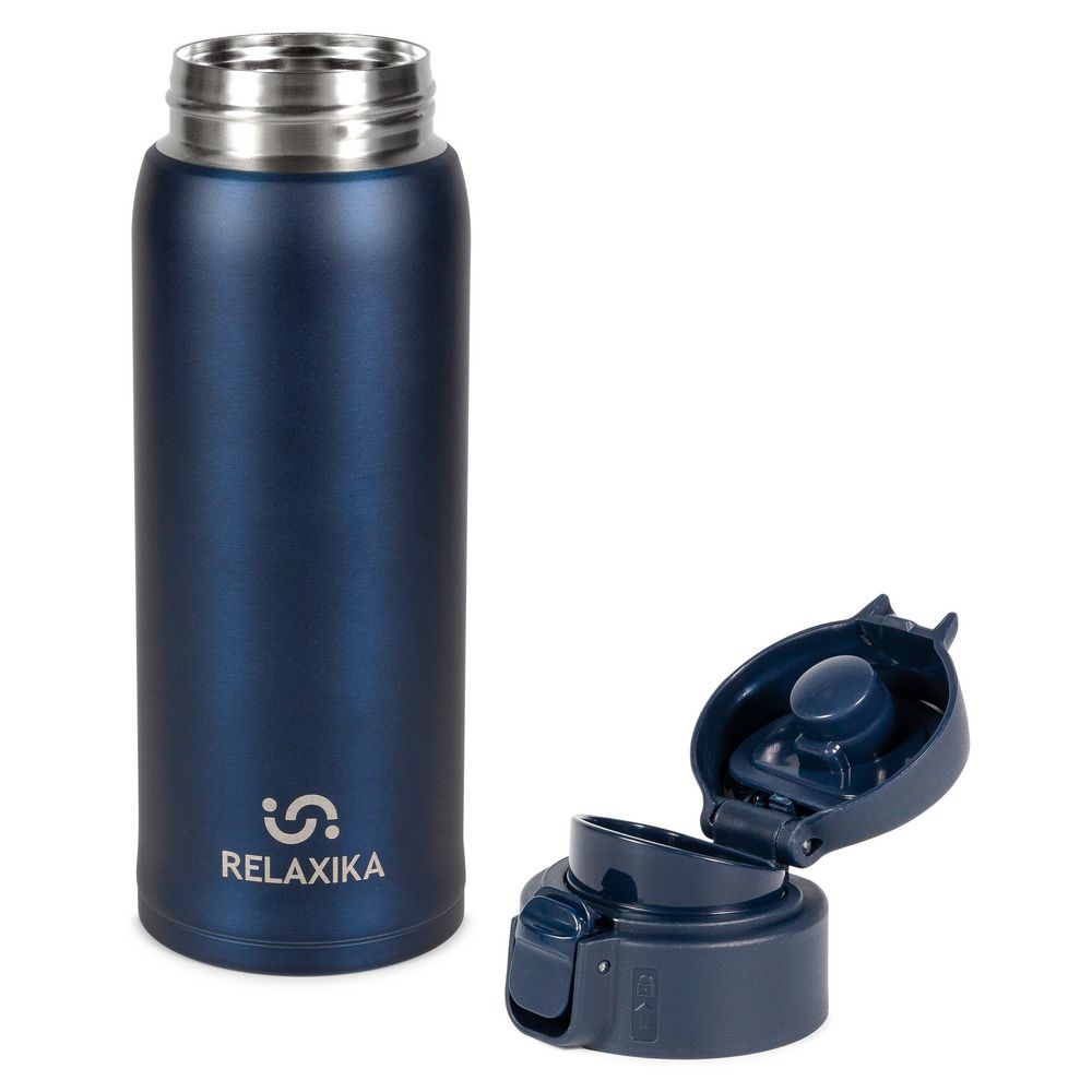 Термокружка Relaxika, синяя-1
