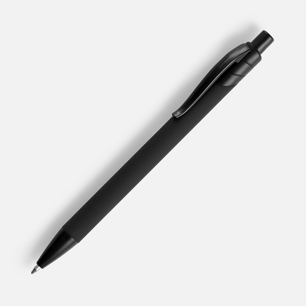 Ручка шариковая Undertone Black Soft Touch, черная-1