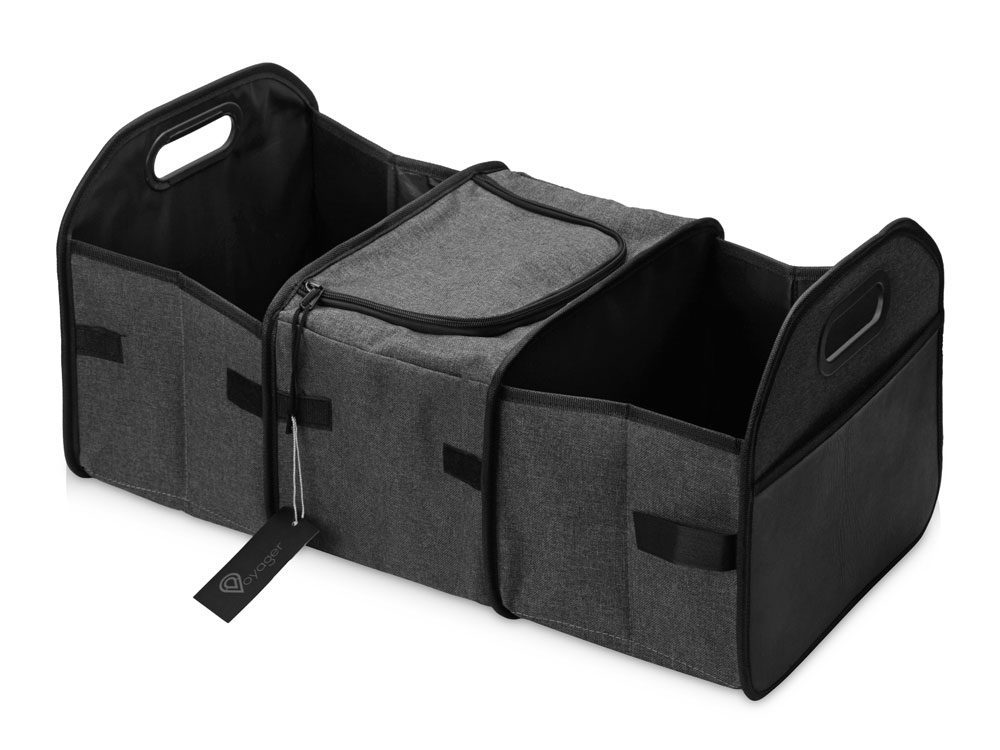 Органайзер автомобильный складной Harmony, темно-серый-3