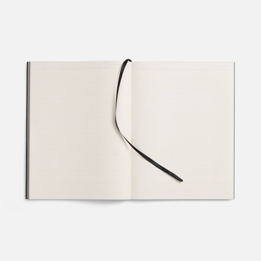 Ежедневник Flat Maxi, недатированный, черный-3