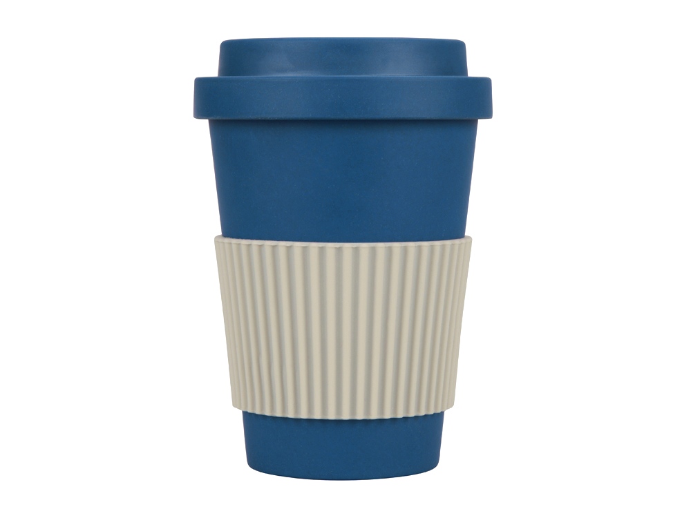 Термокружка Muffin из натуральных волокон, бензиновый синий-1