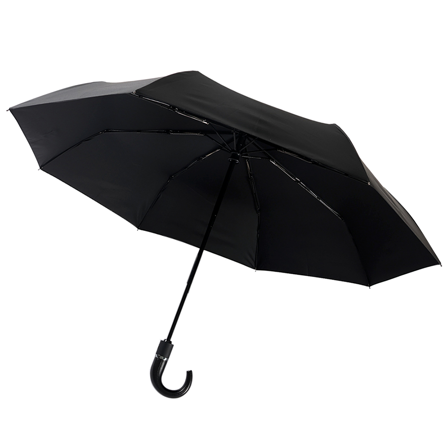 Автоматический противоштормовой зонт Congress, Черный-2