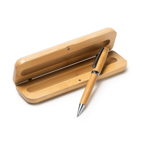 Шариковая ручка из бамбука BODONI, Дерево-1
