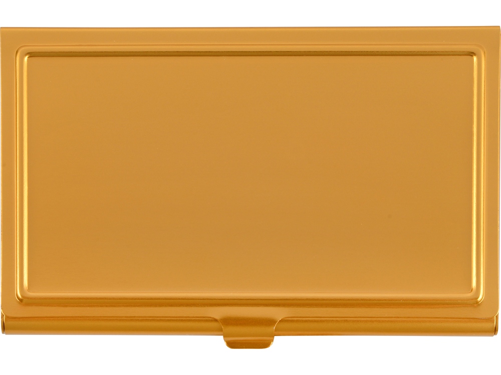 Визитница Lexx, золотистый матовый-2