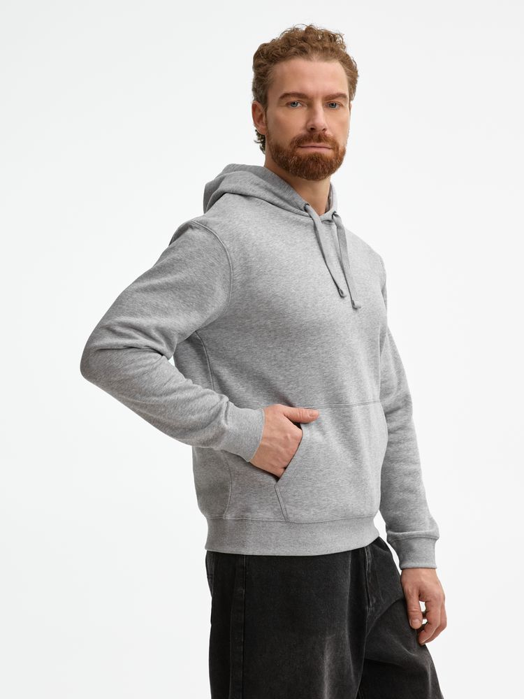 Толстовка унисекс Spencer, серый меланж-6