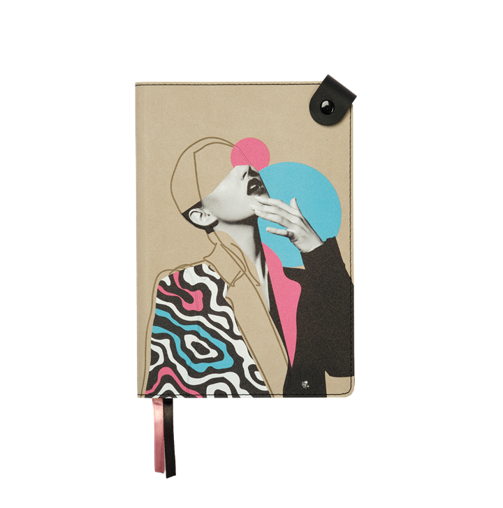 Ежедневник Pure недатированный, бежевый-0