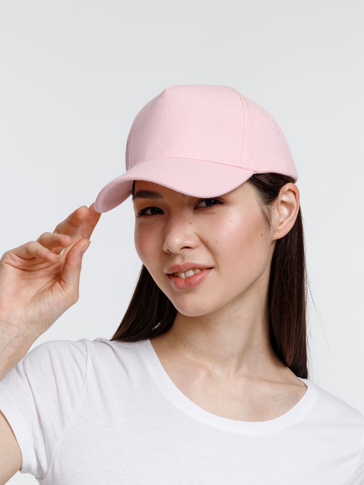 Бейсболка Standard, светло-розовая-4