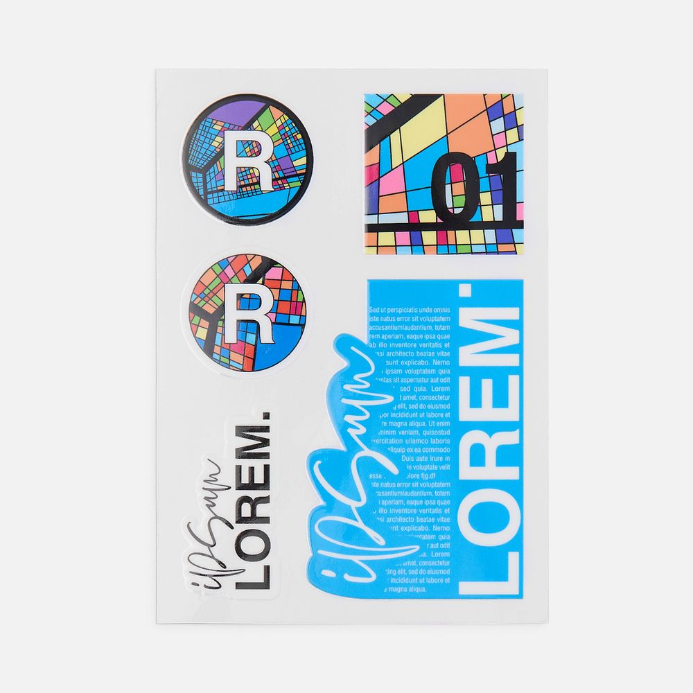 Наклейки UV-DTF Sticker Pack на заказ, S-0