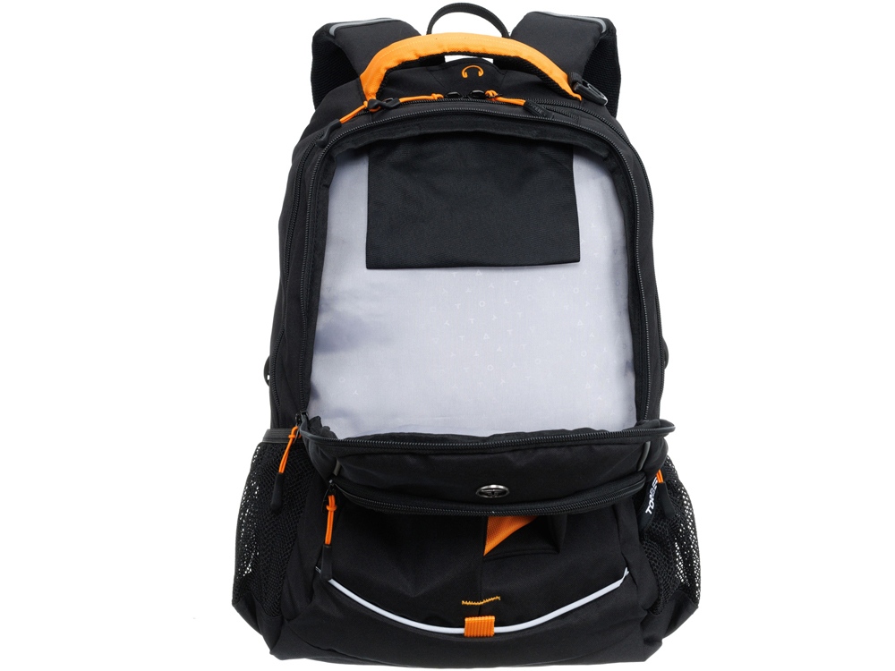 Рюкзак TORBER РАКЕТА черный/оранжевый, полиэстер/добби, 32x15x46 см, 22 л-6
