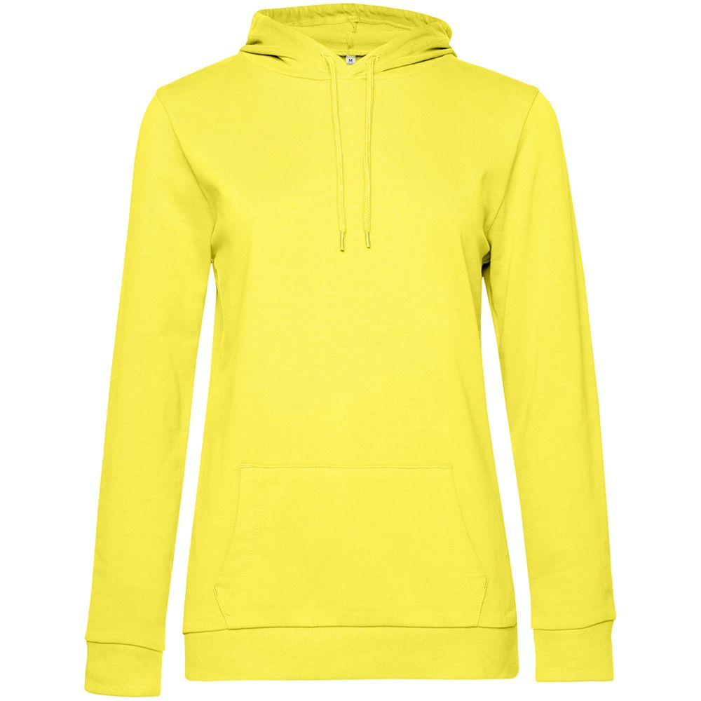 Толстовка с капюшоном женская Hoodie, желтая-1